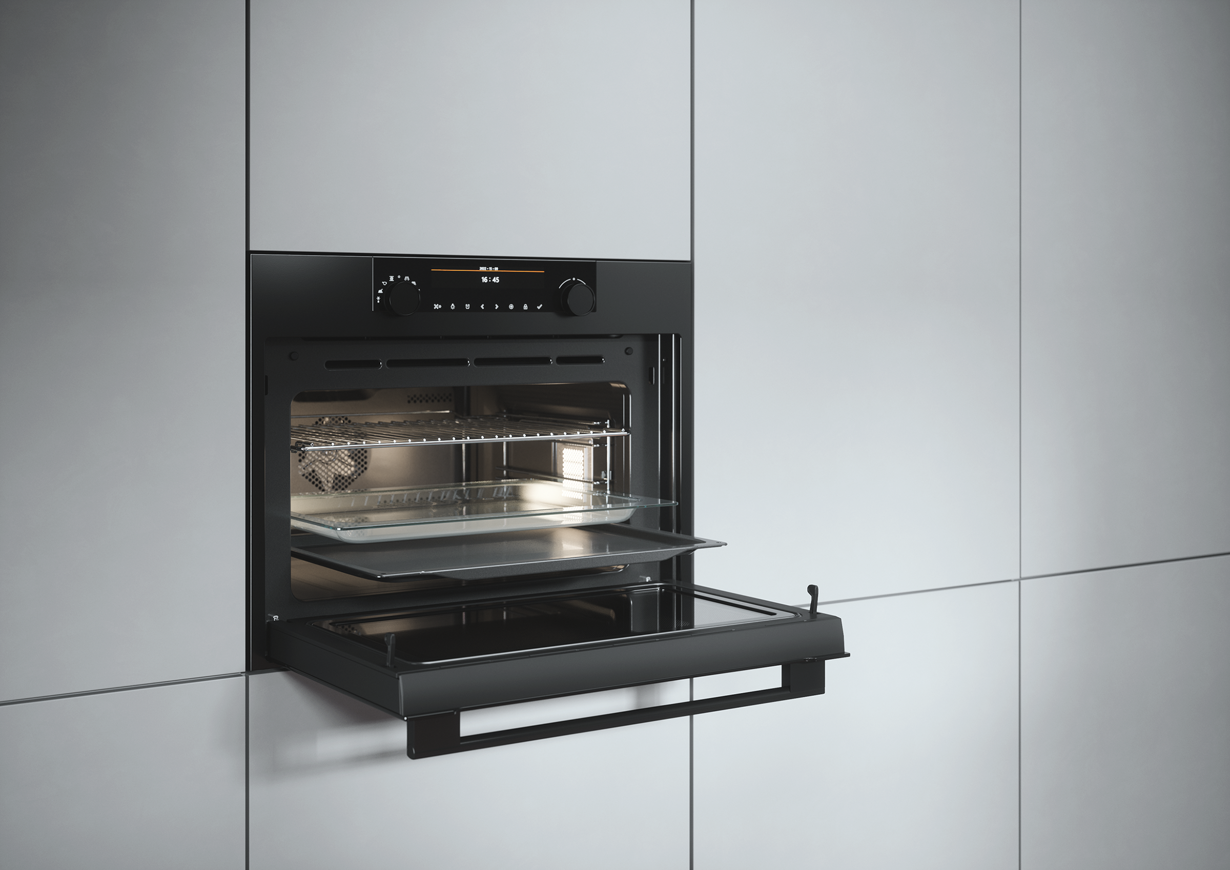 ATAG CX4695D multifunctionele oven met microgolfoven - 45cm