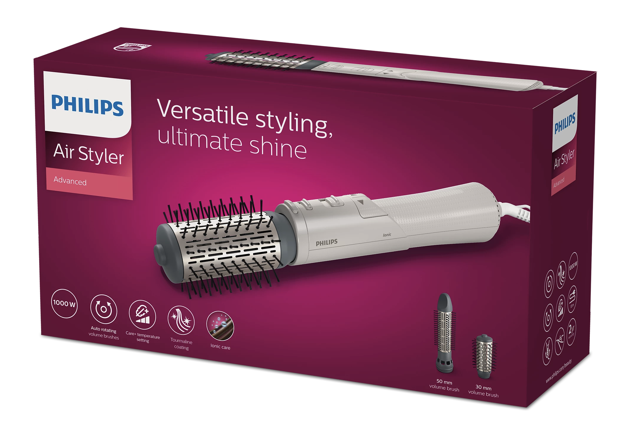 PHILIPS PHBHA710/00 warme luchtborstel PHILIPS PHBHA710/00 warme luchtborstel