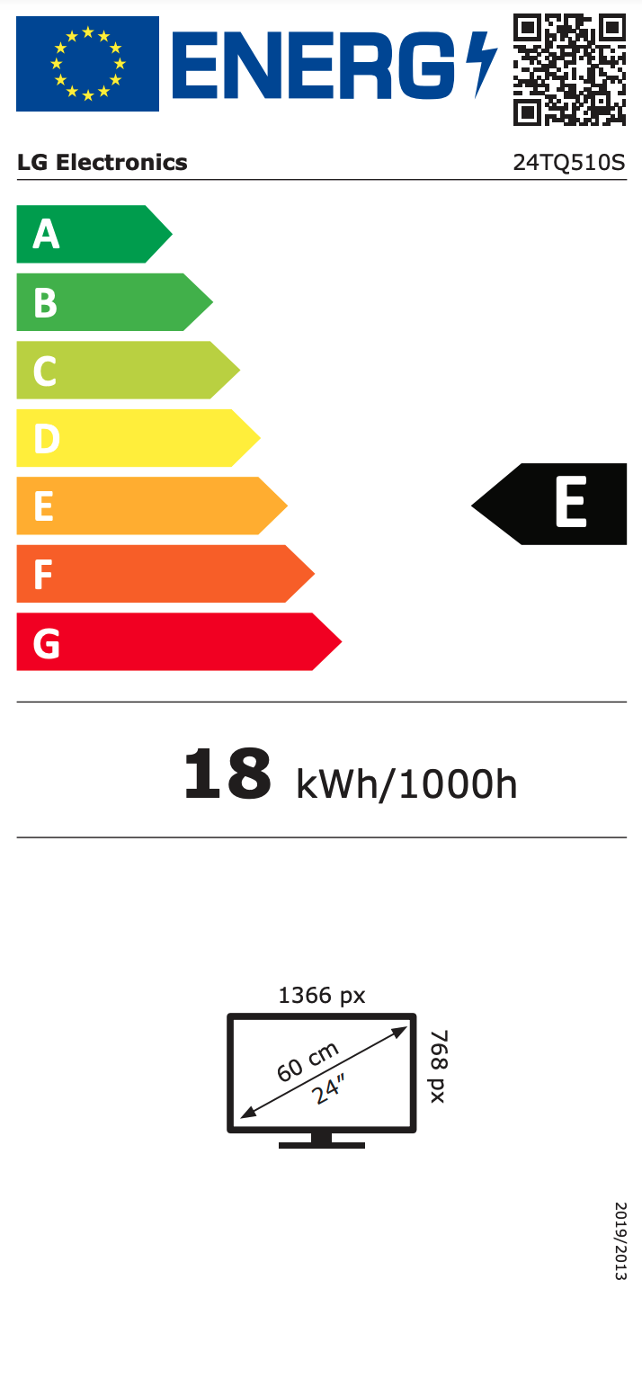 LG 24TQ510S-PZ televisie HD Ready - 24" LG 24TQ510S-PZ televisie HD Ready - 24"
