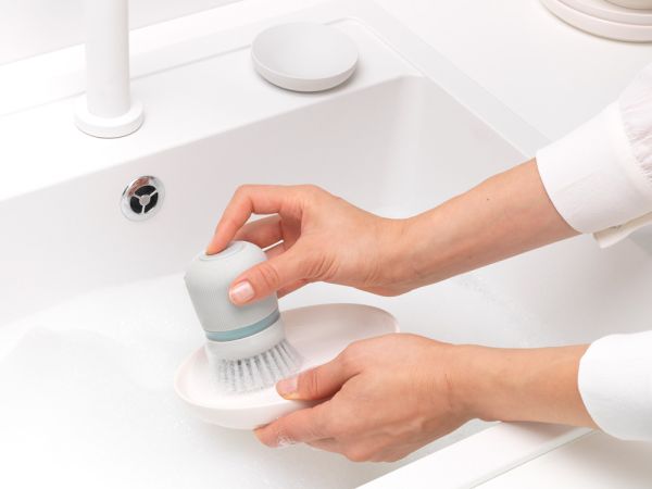 BRABANTIA 302640 afwasborstel met zeepreservoir