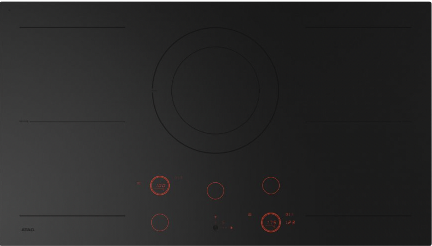 ATAG HI29572SVMI inductiekookplaat - 90cm ATAG HI29572SVMI inductiekookplaat - 90cm