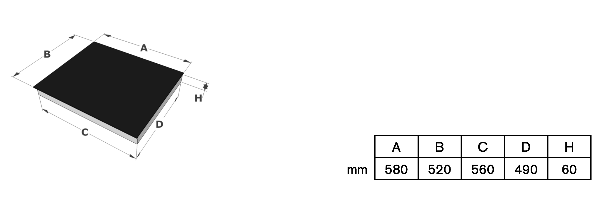 NOVY 3754 teppan yaki - domino NOVY 3754 teppan yaki - domino