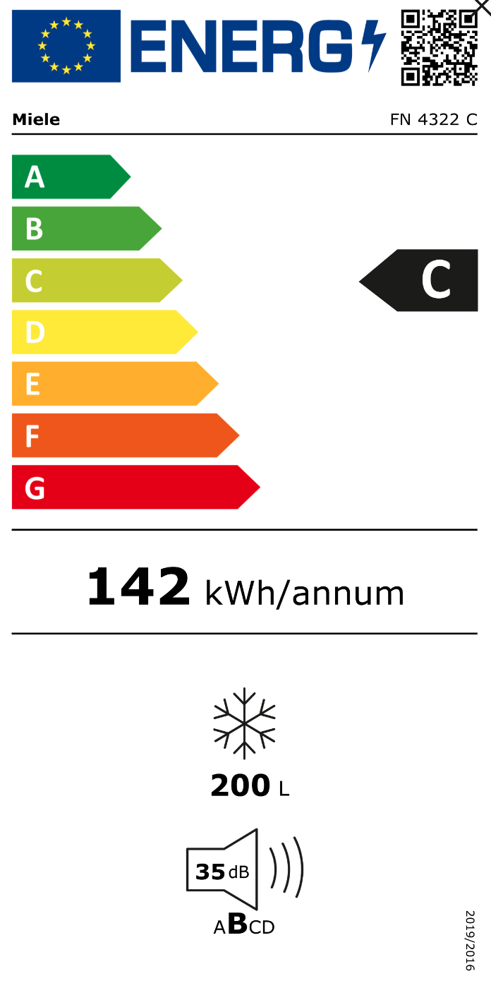 MIELE FN4322CWS vrijstaande vriezer - 145cm MIELE FN4322CWS vrijstaande vriezer - 145cm