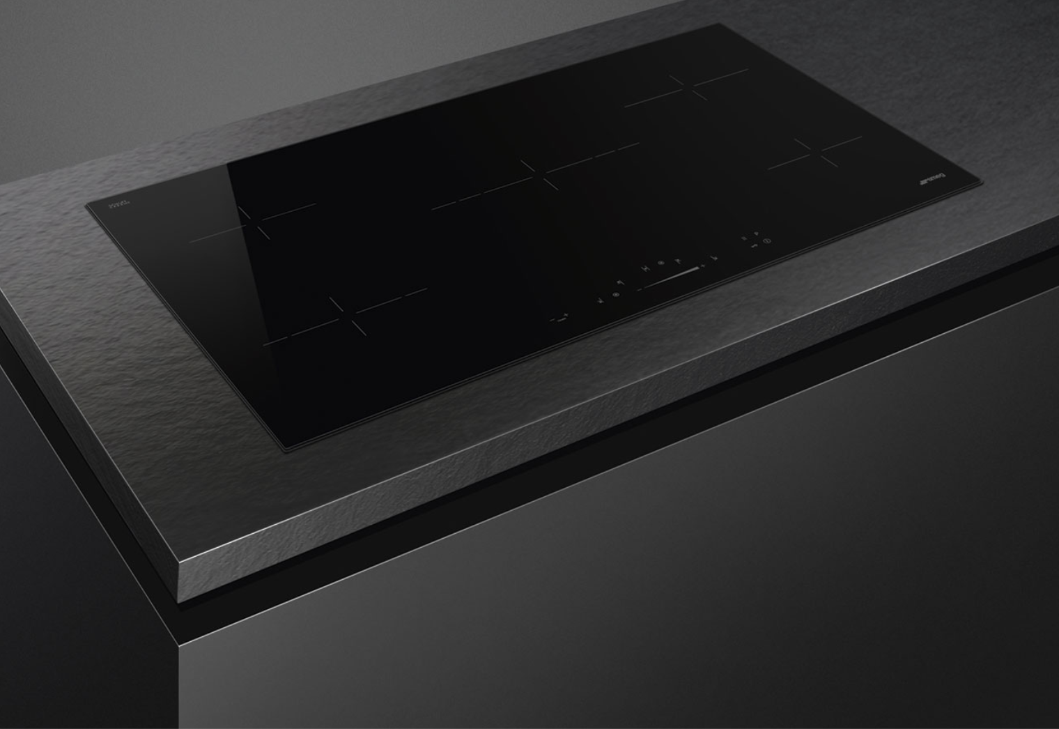 SMEG SE495ETD vitrokeramische kookplaat - 90cm SMEG SE495ETD vitrokeramische kookplaat - 90cm